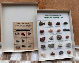 2 Sets of Mineral Specimens $22.00 both 