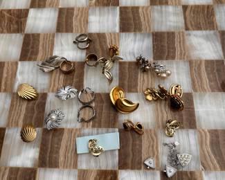 All Clip On Earings Shown $16.00