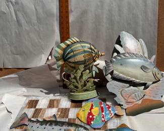 5 Fish, Back Fish is A Lamp $12.00