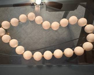 Kenneth Lane White Beaded Necklace $9.00