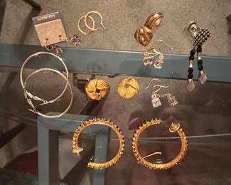 9 Pairs of Pierced Earrings $18.00