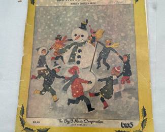 Vocal/Piano Frosty the Snow Man $3.00