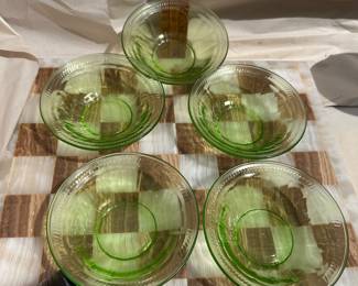 5 Uranium Bowls $15.00