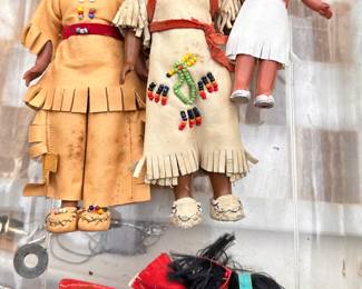 4 Indian Dolls $12.00