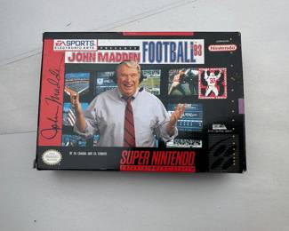Super Nintendo John Madden Football Game $8.00