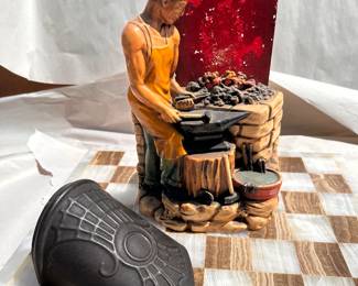 Blacksmith Chalkware Motion Lamp $100.00