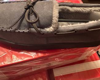 New Club Room Men's Gray Slippers Medium 8-9 $9.00 Each (there are 21 pairs of these)