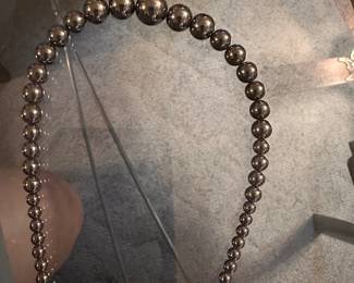 Gray Beaded Necklace $8.00