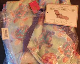 Beach Lounge Chair Towel with Bag $12.00