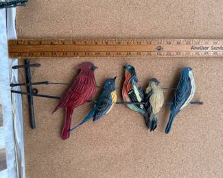 Metal Birds Wall Decor $6.00