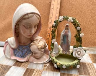 2 Religious Figurines $32.00