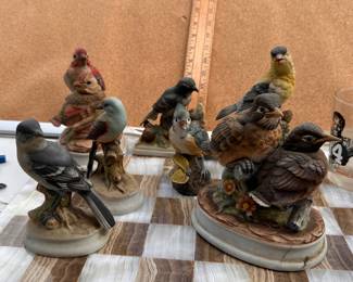 7 Lefton Bird Figurines $35.00