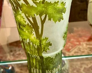 Cameo glass a vase