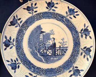 Kangxi period dish. 