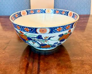 Very fine  Chinese Qing, Kangxi, punch bowl 14” diameter. 