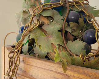 Mid century grape hanging lamp