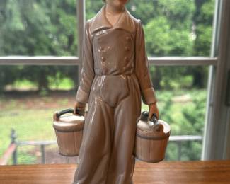 Lladro Dutch Boy with Milk Pails