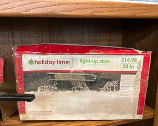 28" Holiday Time Light-Up Doe