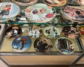 Norman Rockwell Decorative Collector Wall Plates 