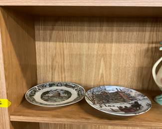 Washington DC Souvenir & Steward Sherwood Decorative Collector Wall Plates