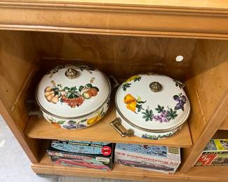 Tabletops Unlimited Kensington Garden Vitroceramic Casserole Dish