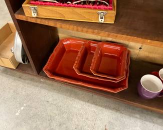 Burnt Orange Ceramic WorldWide Home Products Baking Dishes