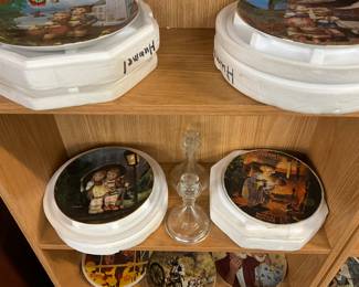 Hummel & Norman Rockwell Decorative Collector Wall Plates 