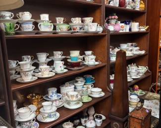 Cup and saucers galore…..