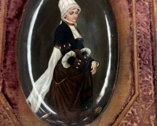 Porcelain plaque