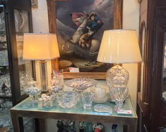 We have a large collection of lamps