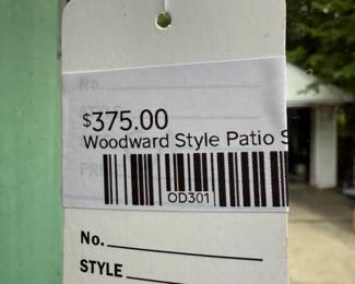 Woodward Style Patio Set