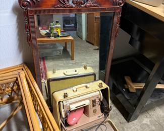 Sewing Machine, Decorative Mirror