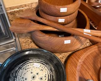 Wooden Bowls, Wooden Kitchen Utencils