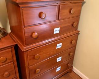 Tall Wooden Dresser