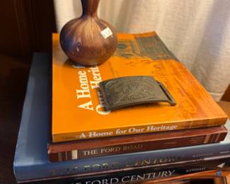 Books, Vase