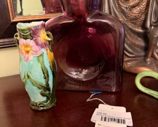 Blenko Water Bottle, Decorative Vase