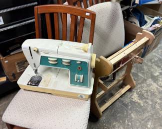Sewing Machine, Chairs