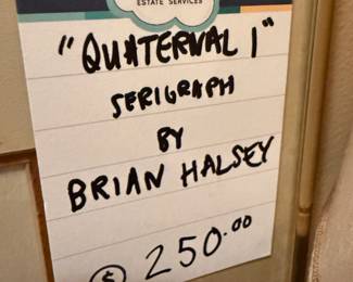 Quaternal Serigraph by Brian Halsey
