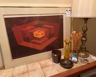 Quaternal Serigraph by Brian Halsey