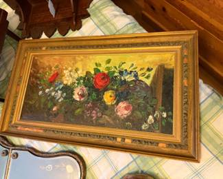 Framed Floral Art