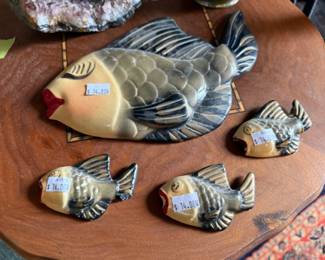 Retro Fish Wall Decor
