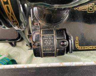 Feather Weight Singer Sewing Machines with Case
