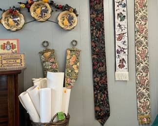 Wall Doorbell Pulls Tapestry, Wall Plates Decor' with Plates