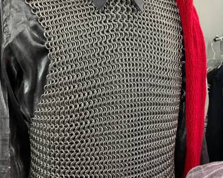 Medieval Sleeveless Aluminum Chainmail Shirt Rings Chainmail Armor