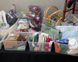 Assorted Fabric, Sewing Notions
