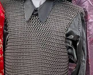 Medieval Sleeveless Aluminum Chainmail Shirt Rings Chainmail Armor