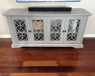 Media cabinet and sound bar