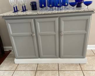 Cabinet bar or buffet, you decide, granite top, great knobs!