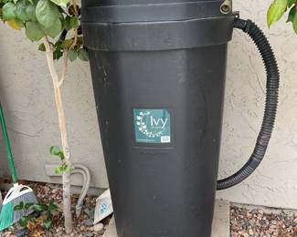 Rain barrel, one of two