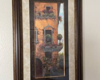 One of two complimentary wall art, large size